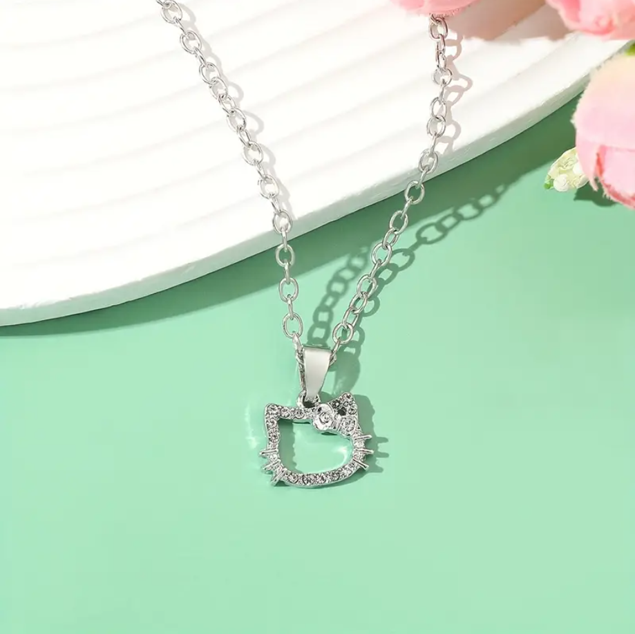Hello Kitty Anime Çelik Kadın Kolye - Sevgiliye Hediye - Pinterest Kolye