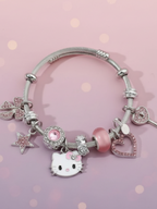 Hello Kitty Bileklik Zirkon Taşlı Kadın Bileklik