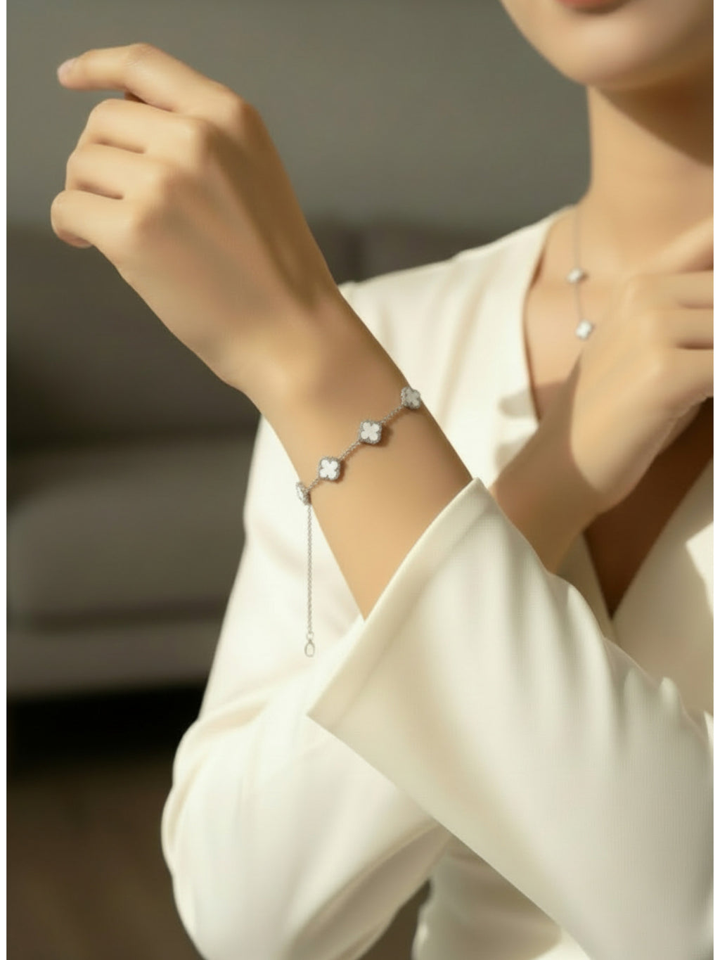 Mini Yonca Modeli 2'li Çelik Set