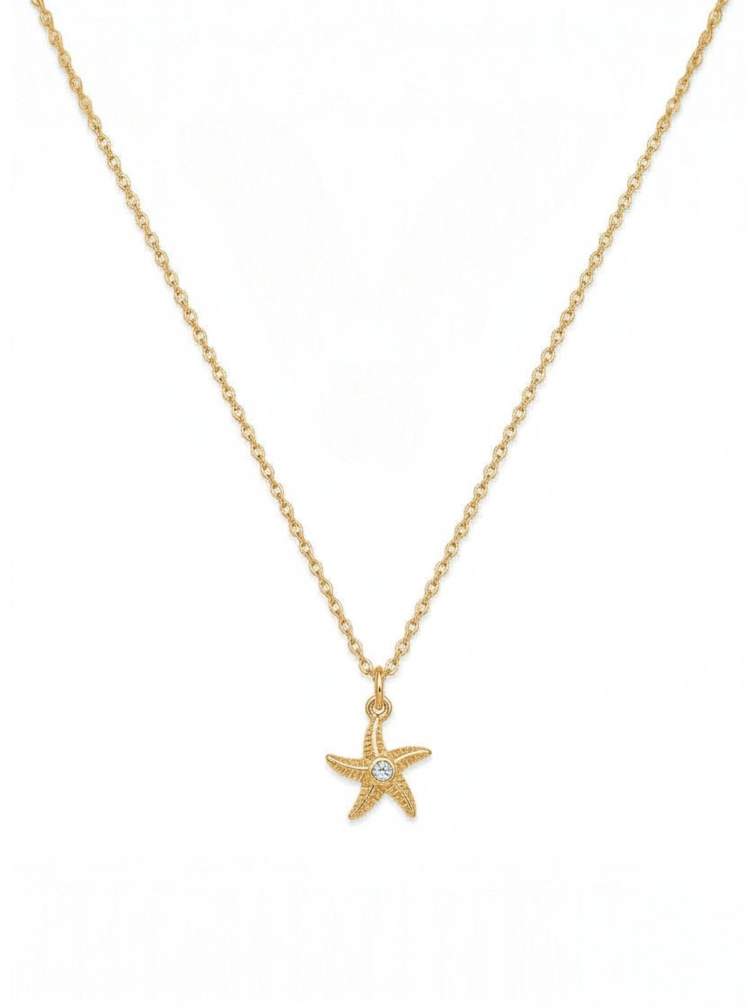 Deniz Yıldızı Modeli Minimal Kadın Kolye