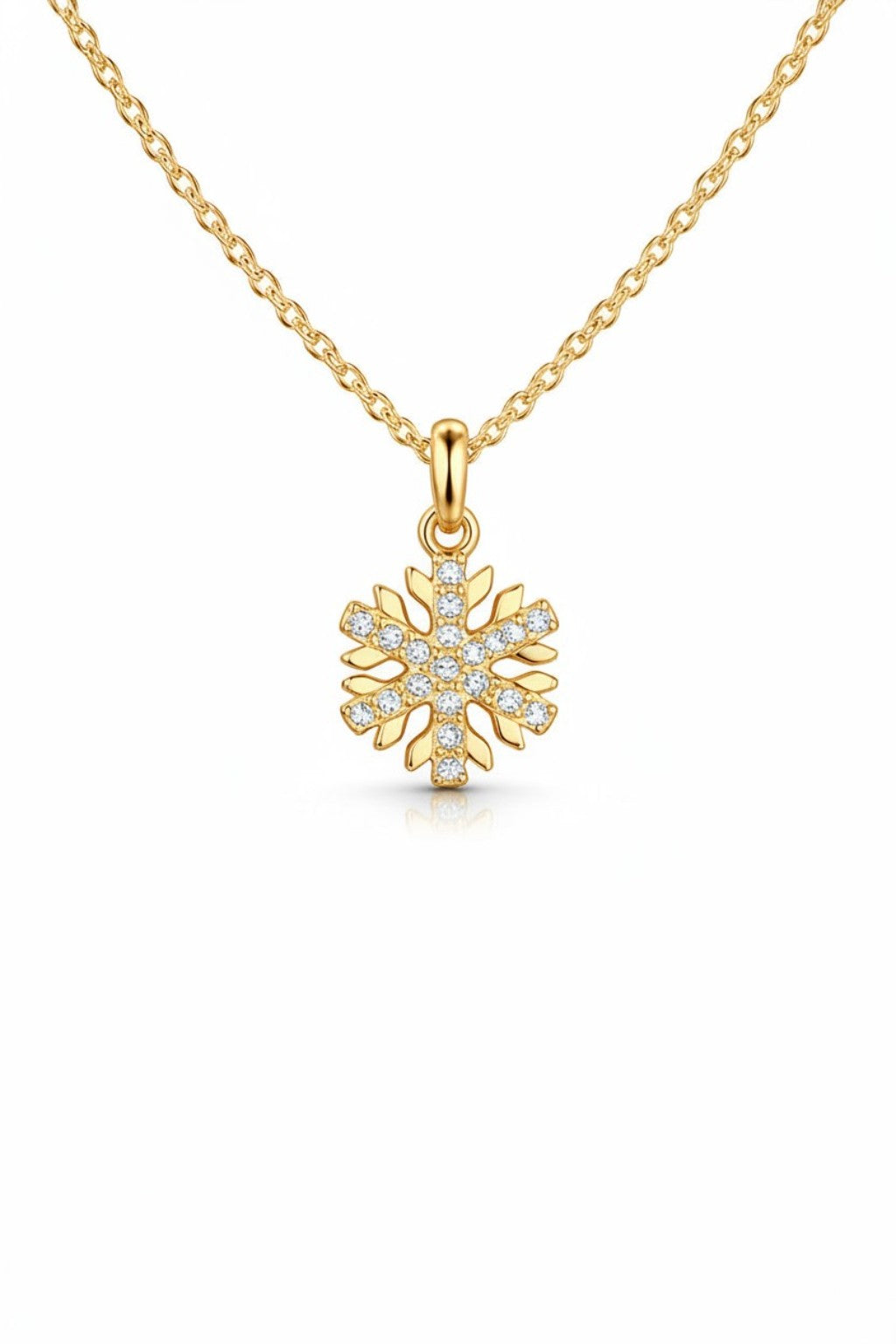 Kar Tanesi Minimal Kadın Kolye