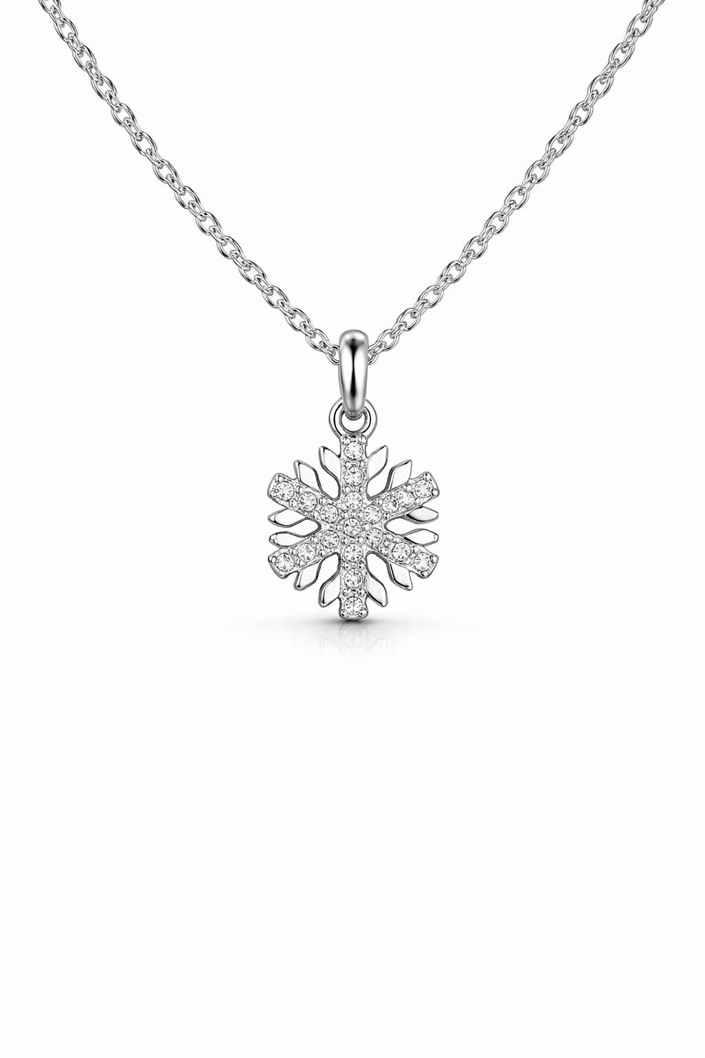 Kar Tanesi Minimal Kadın Kolye