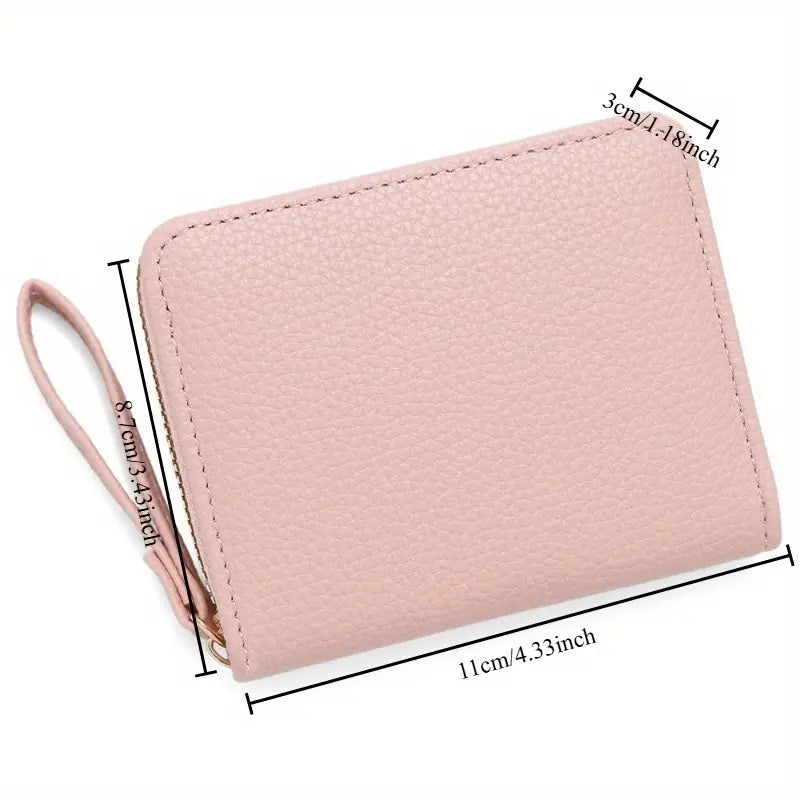 Zarif Kadın Cüzdan | Büyük Kapasiteli ve Fermuarlı Para Bölmeli, Düğün ve Özel Gün Aksesuar