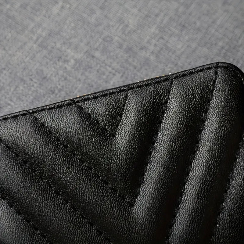 Kadınlar İçin Şık Cüzdan | Geniş Kapasiteli Kartlık, Fermuarlı Kapanış, Altın Tonlu Donanım Detaylı Tasarım